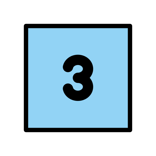 0033 FE0F 20E3 Vector