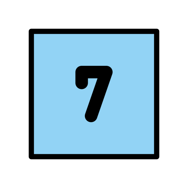 0037 FE0F 20E3