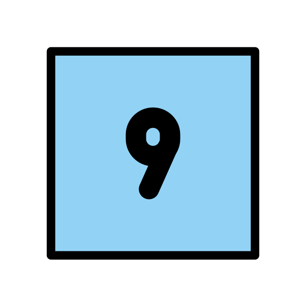 0039 FE0F 20E3