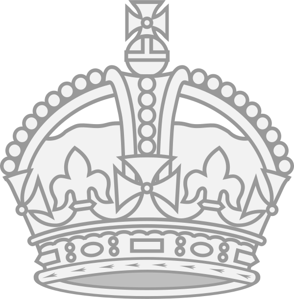 1901 Pattern Tudor Crown (silver)