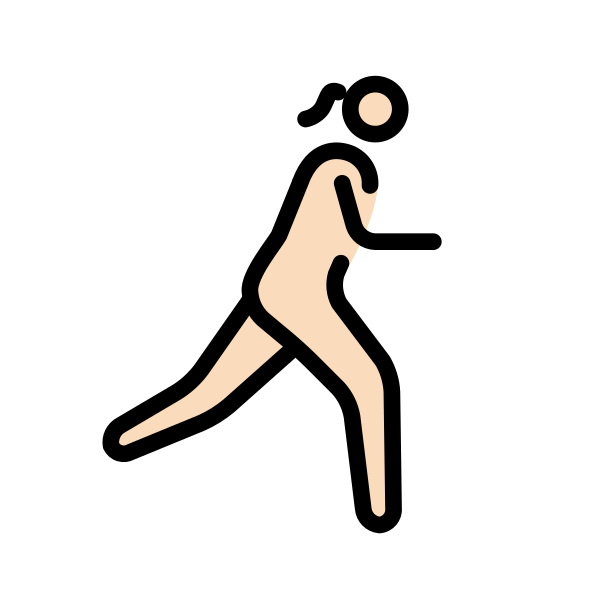 1F3C3 1F3FB 200D 2640 FE0F 200D 27A1 FE0F Vector