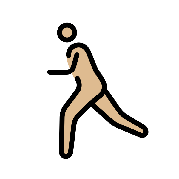 1F3C3 1F3FC 200D 2642 FE0F Vector