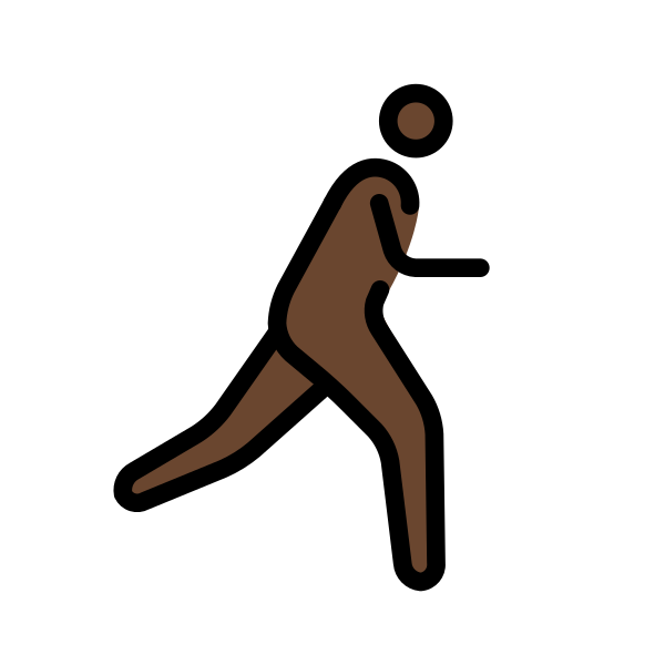 1F3C3 1F3FF 200D 27A1 FE0F Vector