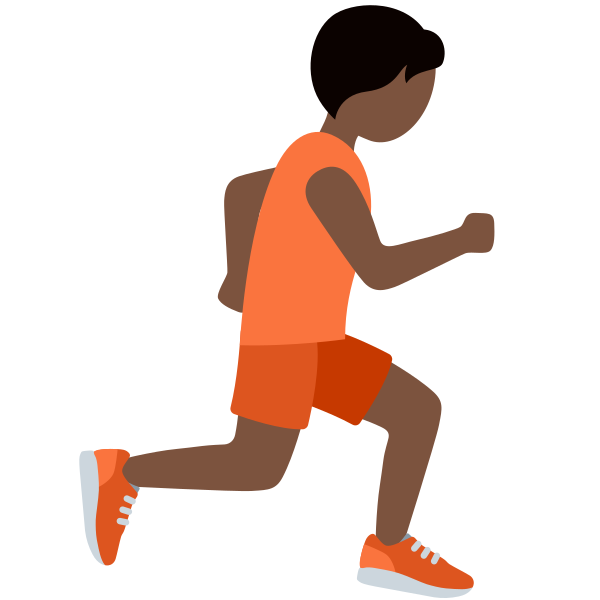 1f3c3 1f3ff 200d 27a1 Fe0f Vector