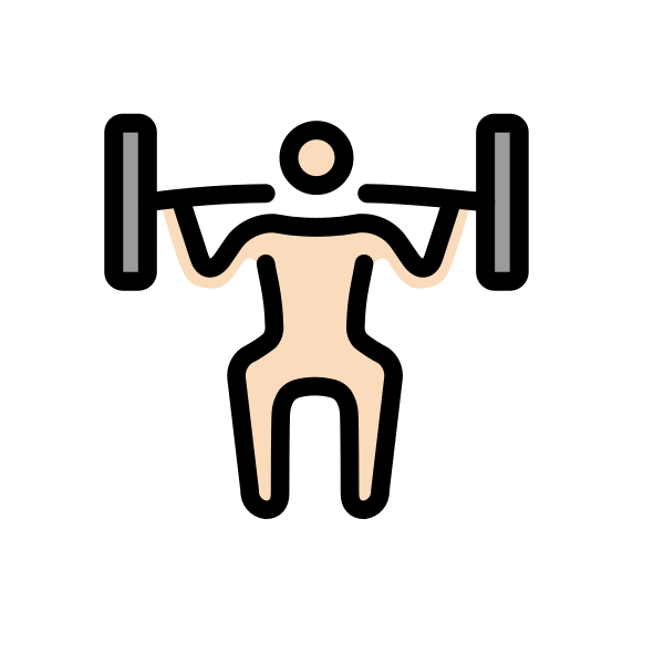 1F3CB 1F3FB 200D 2642 FE0F Vector