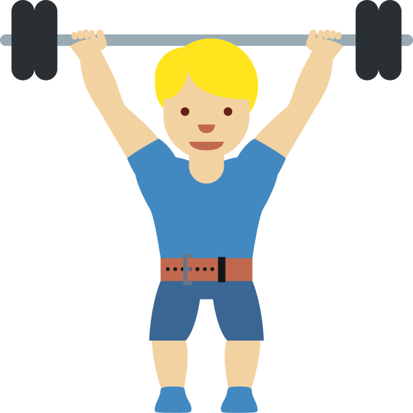 1f3cb 1f3fc 200d 2642 Fe0f Vector