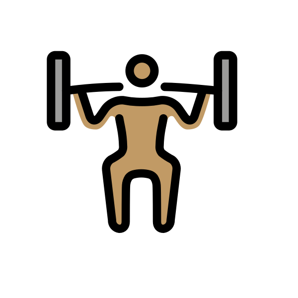 1F3CB 1F3FD 200D 2642 FE0F Vector