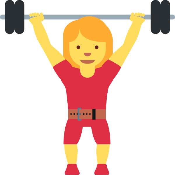 1f3cb Fe0f 200d 2640 Fe0f Vector