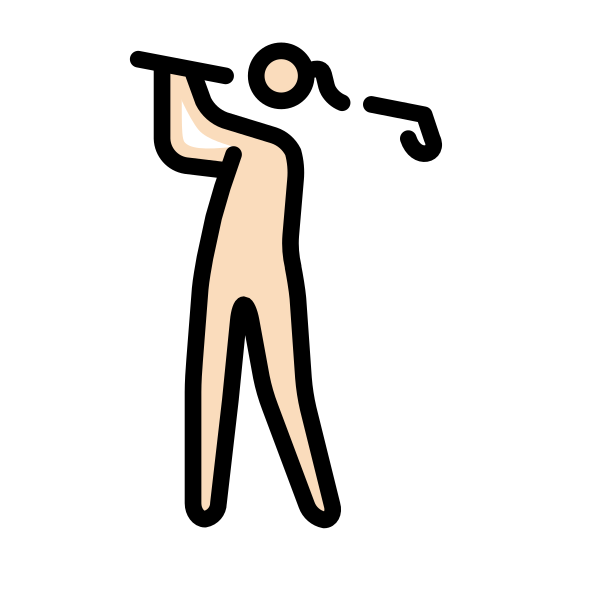 1F3CC 1F3FB 200D 2640 FE0F Vector