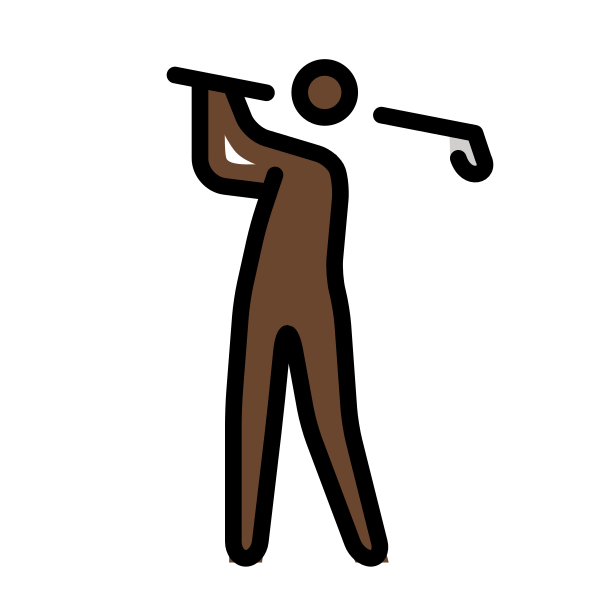 1F3CC 1F3FF Vector