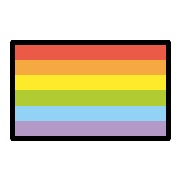 1F3F3 FE0F 200D 1F308 Vector