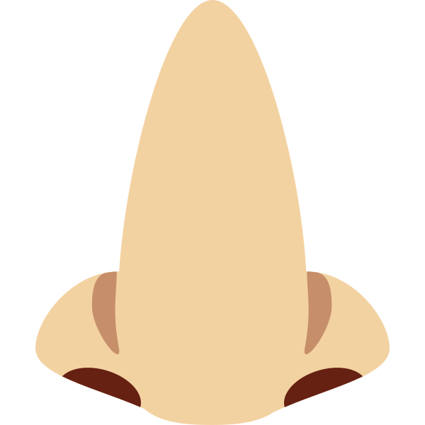 1f443 1f3fc Vector