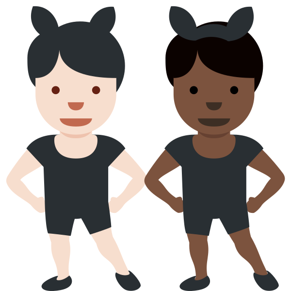 1f468 1f3fb 200d 1f430 200d 1f468 1f3ff Vector