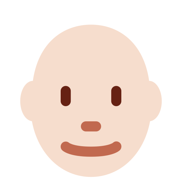 1f468 1f3fb 200d 1f9b2 Vector