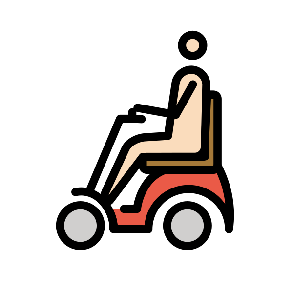 1F468 1F3FB 200D 1F9BC Vector