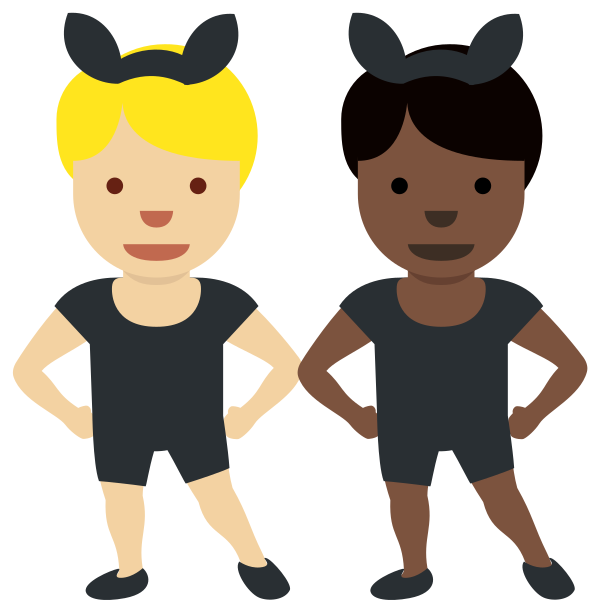 1f468 1f3fc 200d 1f430 200d 1f468 1f3ff Vector
