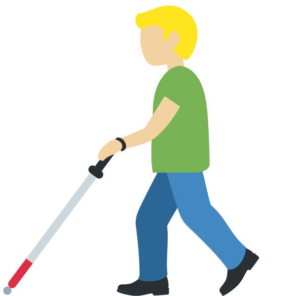 1f468 1f3fc 200d 1f9af Vector