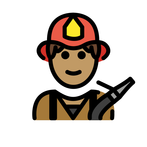 1F468 1F3FD 200D 1F692 Vector