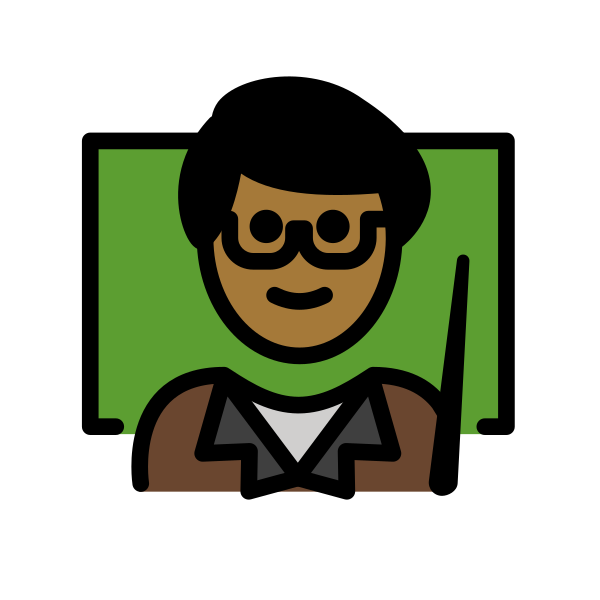 1F468 1F3FE 200D 1F3EB Vector