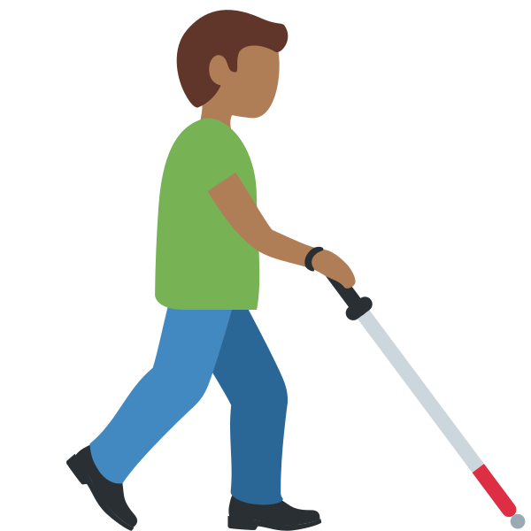 1f468 1f3fe 200d 1f9af 200d 27a1 Fe0f Vector