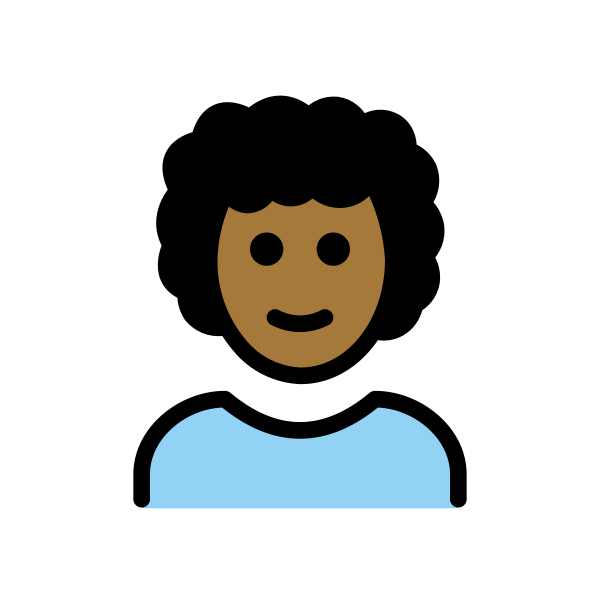 1F468 1F3FE 200D 1F9B1 Vector
