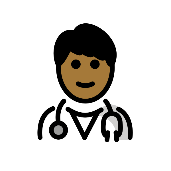 1F468 1F3FE 200D 2695 FE0F Vector