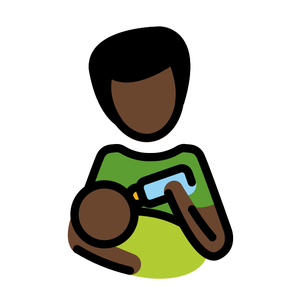 1F468 1F3FF 200D 1F37C Vector