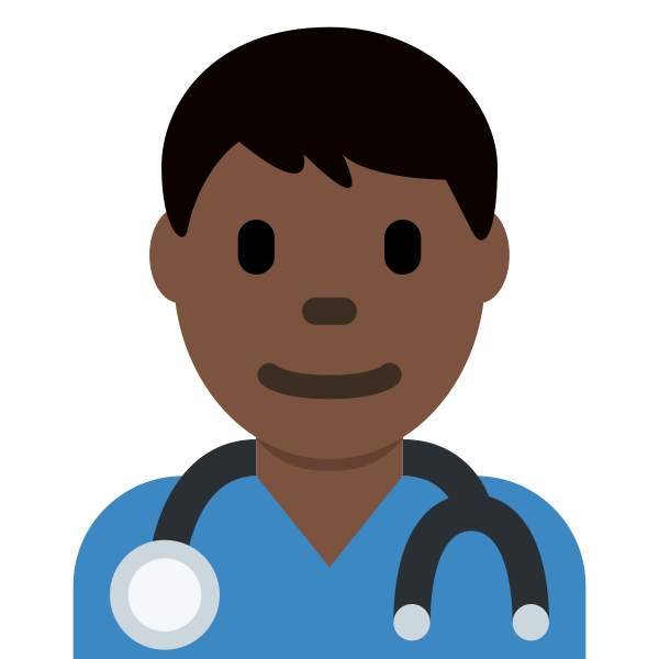 1f468 1f3ff 200d 2695 Fe0f Vector