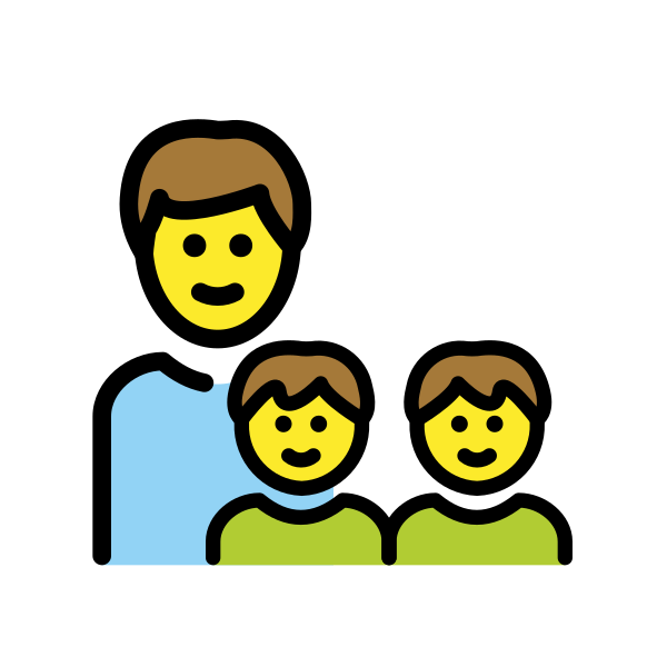 1F468 200D 1F466 200D 1F466 Vector