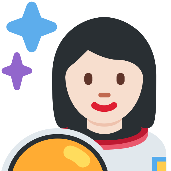 1f469 1f3fb 200d 1f680 Vector