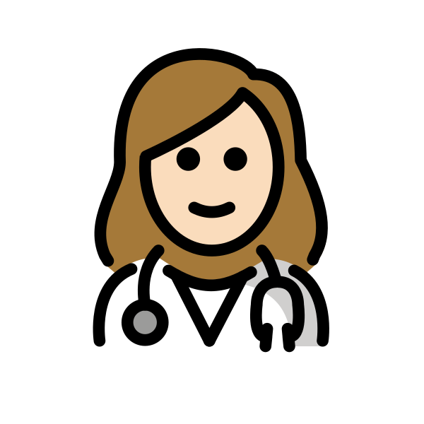 1F469 1F3FB 200D 2695 FE0F Vector