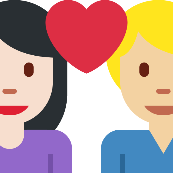 1f469 1f3fb 200d 2764 Fe0f 200d 1f468 1f3fc Vector