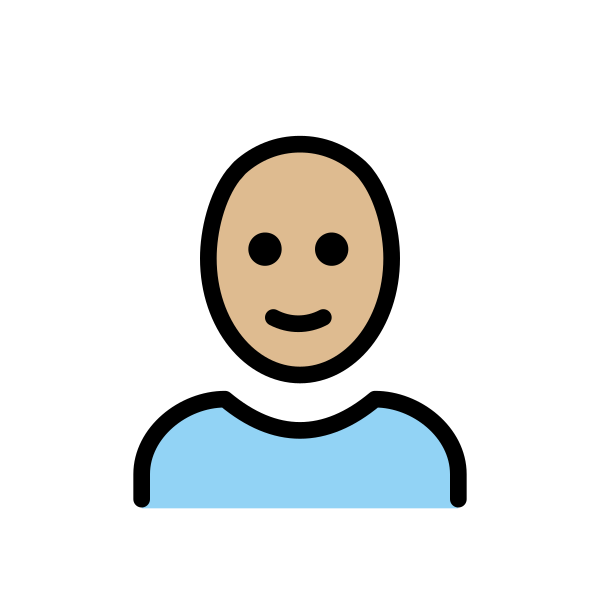 1F469 1F3FC 200D 1F9B2 Vector