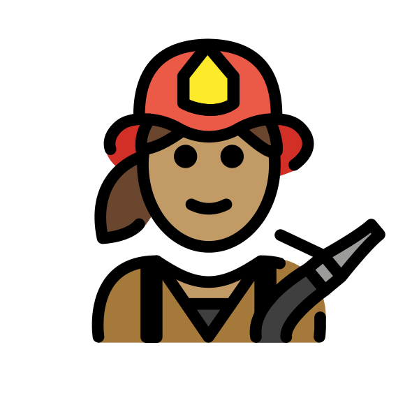 1F469 1F3FD 200D 1F692 Vector