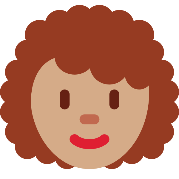 1f469 1f3fd 200d 1f9b1 Vector