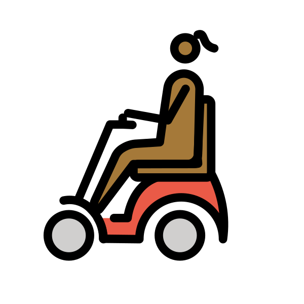 1F469 1F3FE 200D 1F9BC Vector