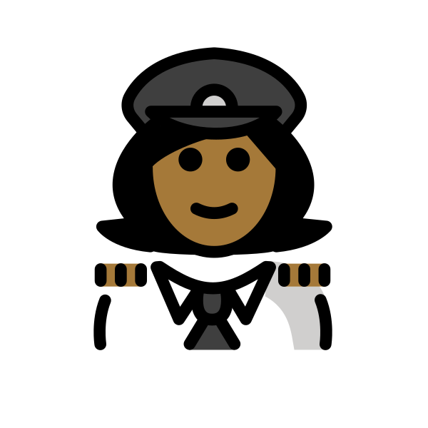 1F469 1F3FE 200D 2708 FE0F Vector