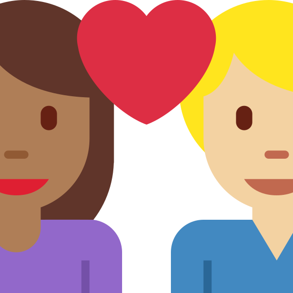 1f469 1f3fe 200d 2764 Fe0f 200d 1f468 1f3fc Vector