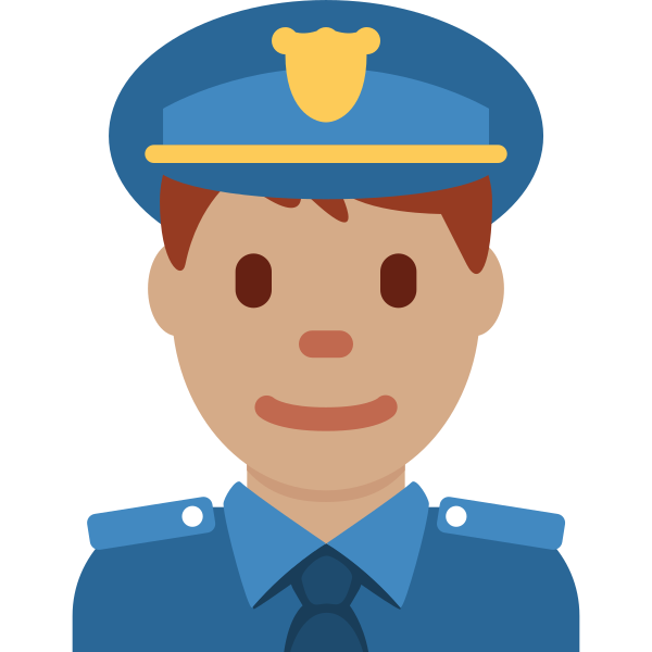 1f46e 1f3fd 200d 2642 Fe0f Vector