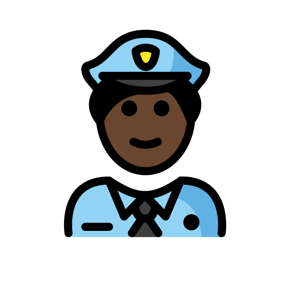 1F46E 1F3FF Vector