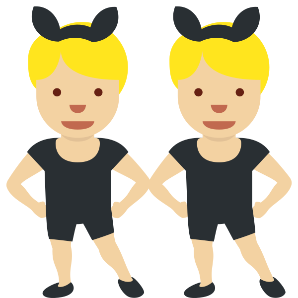 1f46f 1f3fc 200d 2642 Fe0f Vector