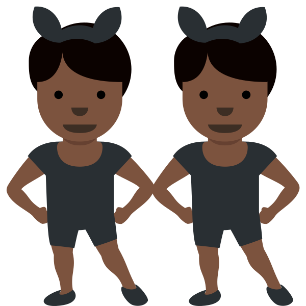1f46f 1f3ff 200d 2642 Fe0f Vector
