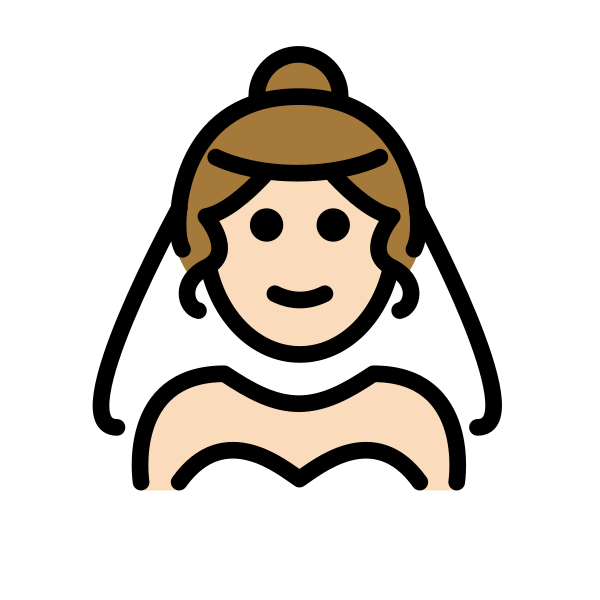 1F470 1F3FB 200D 2640 FE0F Vector