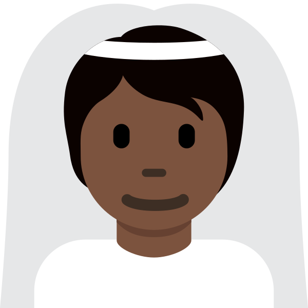 1f470 1f3ff Vector