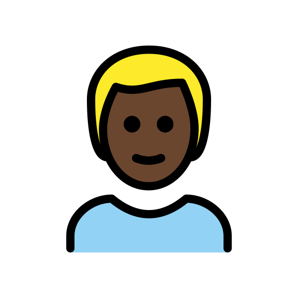 1F471 1F3FF 200D 2642 FE0F Vector