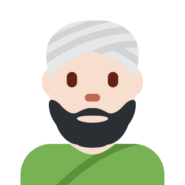 1f473 1f3fb 200d 2642 Fe0f Vector