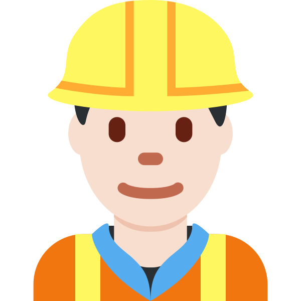 1f477 1f3fb 200d 2642 Fe0f Vector