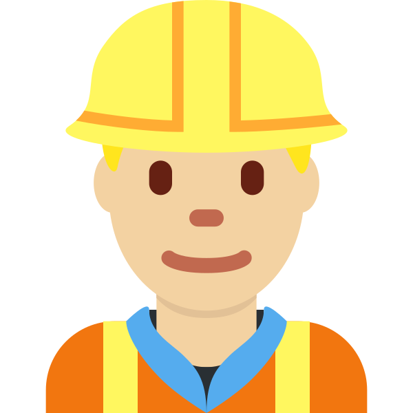 1f477 1f3fc 200d 2642 Fe0f Vector