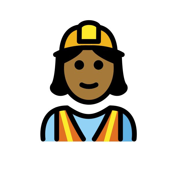 1F477 1F3FE 200D 2640 FE0F Vector