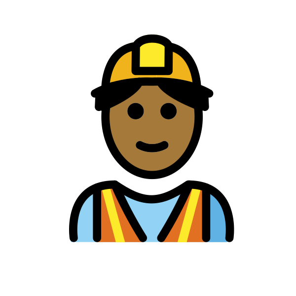 1F477 1F3FE 200D 2642 FE0F Vector